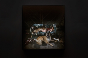 Obra Children of a Lesser God de Mat Collishaw en la Fundació Sorigué