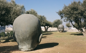 esculturas Día y Noche de Antonio López en PLANTA. Fundació Sorigué.